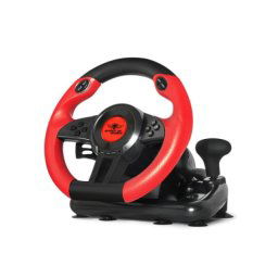 Volante Spirit of Gamer Race Wheel Pro 8 botones rotación 180° vibración pedales PC