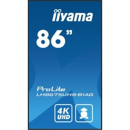 Monitor de señalización digital iiyama 85.6″ 4K UHD IPS 500 nits Android 11 4GB/32GB
