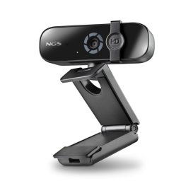 Cámara web NGS HDX-2K 2K 2560x1440/5Mpx/Micrófono multidireccional/Filtro privacidad/Base ajustable