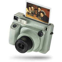 Cámara Digital Compacta Fujifilm Instax Wide 400 Impresión Instantánea 62x99mm Verde Flash AA