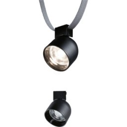 PAULMANN PLM 94617 - ULINE Spot Ronde, 7 W, 745 lm, 3000 K, 110 mm, negro