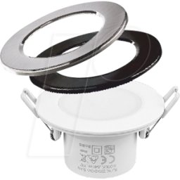HEITRONIC HEIT 501457 - Proyector empotrable, 6,7 W, 550-610 lm, 3000/400/6500 K, regula