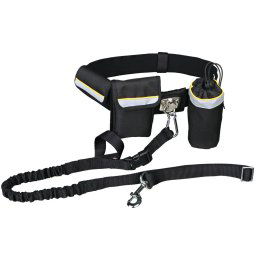 Correa con cinturón manos libres Trixie para perros - 100 - 135 cm (L)