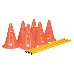 Set de obstáculos Dog Activity Trixie (6 conos + 3 barras) - 1 set