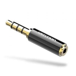 Adaptador Jack VENTION BFBB0 Jack 3.5 macho a 2.5 hembra contactos oro negro