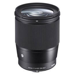 Objetivo Sigma 16mm f1.6 Sony E autoenfoque angular 16 elementos bayoneta negro