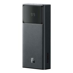 Power Bank Baseus 20000mAh 65W Black Display Rápida USB-C Multidispositivo