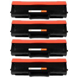 Pccom Essential Tóner Compatible con Samsung MLT-D1042S/MLT-D1042X Negro Pack 4