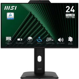 Monitor MSI Pro MP242PMG 23.8" IPS FullHD 120Hz Altavoces y Cámara USB HDMI DisplayPort Ergonomía