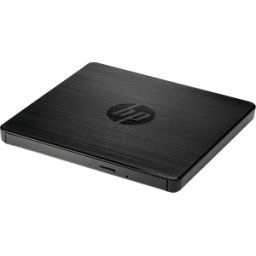 HEWLETT PACKARD HP DVD F2B56AA - Grabadora de DVD slim portátil HP, USB, negra