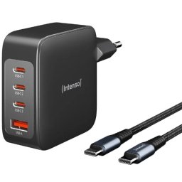 Adaptador de corriente Intenso 7814010 140W 21V USB Tipo-C Universal 2m Negro