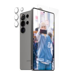 Protector de pantalla PanzerGlass Galaxy S25 Ultra resistente a golpes y rayones transparente