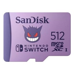 Tarjeta MicroSDXC SanDisk SDSQXAO-512G-GN6ZK 512GB UHS-3 V30 100MB/s Amarilla