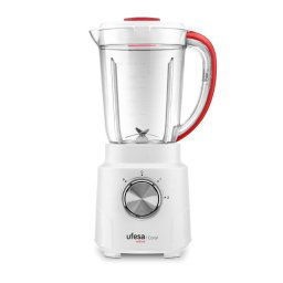 Batidora de vaso Ufesa Coral 600W 1.5L Acero Inoxidable Función Turbo Seguridad