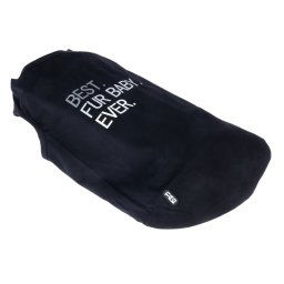 TIAKI Pet & Parent Pijama con outfit a juego, negro - Camiseta para perro L: aprox. 50 cm de longitud dorsal