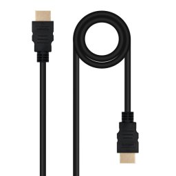 Nanocable Cable HDMI V2.0 4K 60Hz 18Gbps Macho/Macho 1.5m Negro