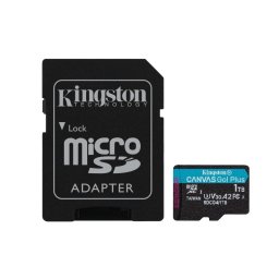Tarjeta microSD Kingston Canvas Go Plus Gen4 1TB 200MB/s U3 V30 A2 con Adaptador