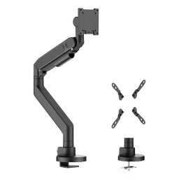 Soporte de mesa Aisens DT57TSR-307 pistón de gas, giratorio/inclinable hasta 57" y 27kg