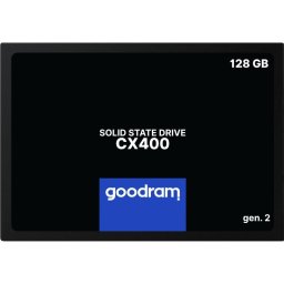 Goodram CX400 128GB SSD 550MB/s CX400 Gen.2 2.5″ SATA III + 3D TLC NAND