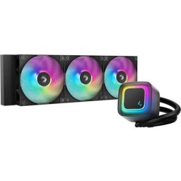 Refrigerador de CPU DeepCool LE360 V2 RGB 3x120mm Aluminio PWM ARGB Multisocket