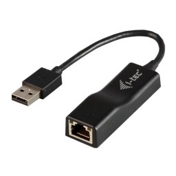 Adaptador USB 2.0 Fast Ethernet i-tec Advance 100 Mbps Negro compacto