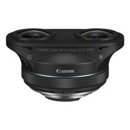 Objetivo Canon RF-S 3.9mm F3.5 STM Dual Fisheye 11/8 Negro para MILC