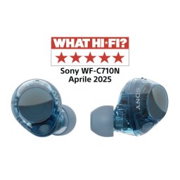 Auriculares Sony inalámbricos bluetooth con cancelación de ruido, micrófono y carga rápida azul