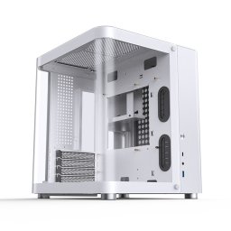 Caja PC Jonsbo TK-1 2.0 Blanca Mini Tower Acero Vidrio Templado ITX Micro ATX