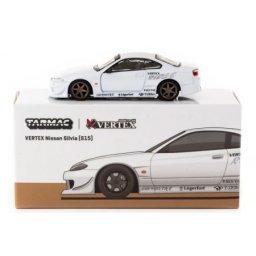 NISSAN Silvia S15 White Metallic Lamely Special Edition - Tarmac Works Escala 1:64 (T64G-023-WH2)