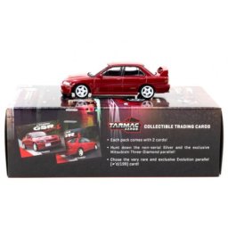 MITSUBISHI Lancer GSR Evolution II - Trading Cards - Tarmac Works Escala 1:64 (T64G-049-RE)