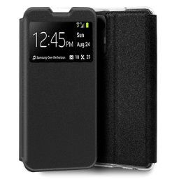 Cool Funda Flip Cover Liso Negra para Xiaomi Mi 12 Lite