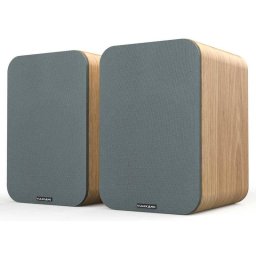 VULKKANO A4 Altavoces Autoamplificados con Woofer 4" Bluetooth 5.0 Óptica RCA Coaxial USB Marrón