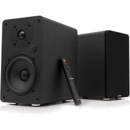 VULKKANO A5 ARC Altavoces Autoamplificados de 5.25" Bluetooth HDMI ARC Óptica RCA USB Negros