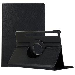 Cool Funda Giratoria Polipiel Lisa Negra para Samsung Galaxy Tab S7 FE T736 12.4
