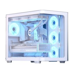 Caja PC Aerocool P500C Blanca ARGB Vidrio Templado ATX / Micro-ATX / Mini-ITX 4 Ventiladores