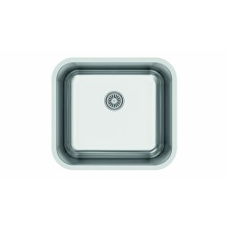 CATA Fregadero bajo encimera CBP 45-40. 02625011. Una cubeta. Inoxidable. acabado acero. Para mueble de 60 cm. Medidas 49,5x44