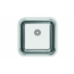 CATA Fregadero bajo encimera CB 40-40 /E. 02625012. Una cubeta. Inoxidable. acabado acero. Para mueble de 50 cm. Medidas 44,5x
