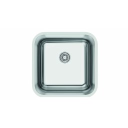 CATA Fregadero bajo encimera 02625013. CBP 40-40. Una cubeta. Inoxidable. acabado acero. Para mueble de 50 cm