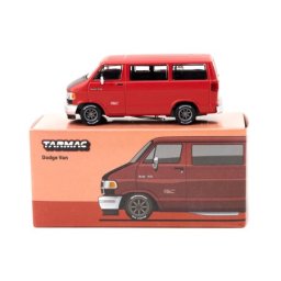 DODGE Van Red - Mijo Exclusive Edition - Tarmac Works Escala 1:64 (T64G-TL032-RE-MJ)