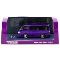 TOYOTA Hiace Wagon Custom Purple - Tarmac Works Escala 1:64 (T64R-078-PU)
