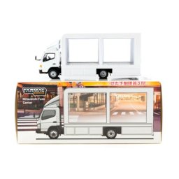 MITSUBISHI Fuso Canter Mobile Display Truck - Tarmac Works Escala 1:64 (T64T-TL002-DW)