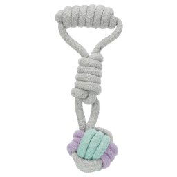 Trixie Junior cuerda con pelota anudada para perros - 23 x 6 cm aprox. (L x Diam)