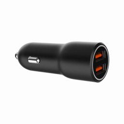 Cargador de coche Gembird TA-UC-A2QC36-CAR-01 USB QC 3.0 2 Puertos 36W Negro
