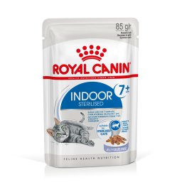Pack % - Royal Canin sobres 24 x 85 g - Indoor Sterilised 7+ en gelatina