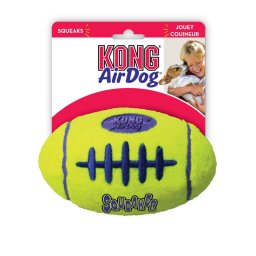 KONG pelota de tenis-fútbol americano con sonido juguete para perros - 1 unidad, 19 x 10 cm (L x An)