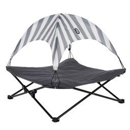 Cama TIAKI Sun Stripes para perros - 80 x 80 x 30 cm (L x An x Al)