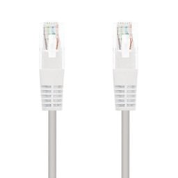 Cable de red Nanocable Latiguillo CAT.6 UTP RJ45 AWG24 25cm Blanco 100% cobre