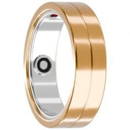 Anillo Inteligente Maxcom MR100 Talla 10 Sensor FC HRV Temp IP68 5 Días Batería Oro