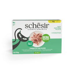 Schesir Complements en gelatina 6 x 70 g - Atún con algas