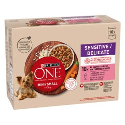 PURINA ONE Mini Sensitive Delicate Salmón - 20 x 85 g